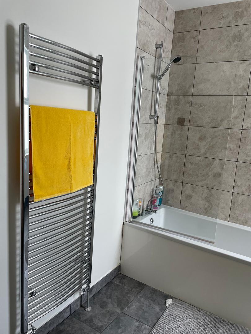 Bathroom shower area